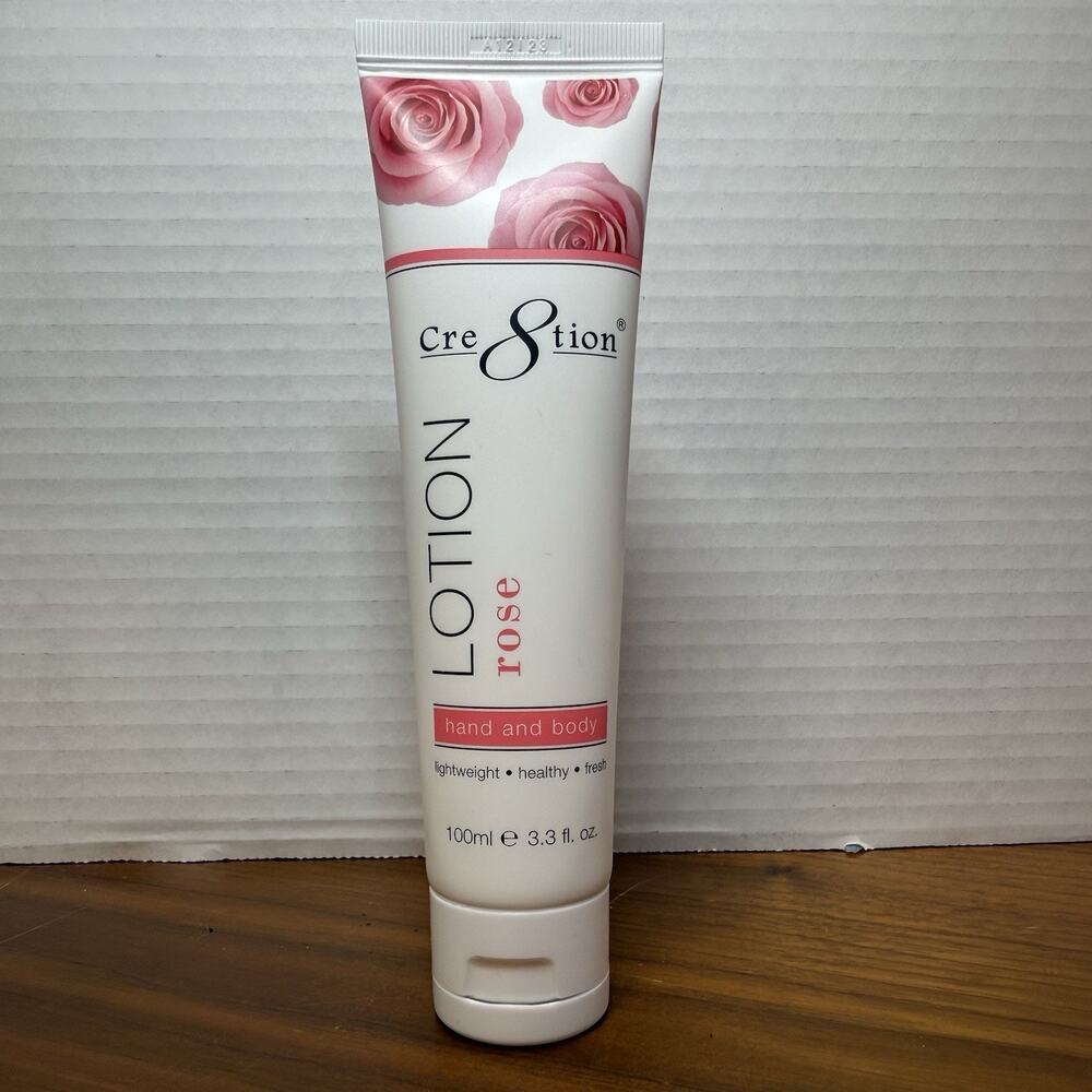 Cre8tion Rose Hand & Body Lotion ~ 3.3oz 100ml ~ New Sealed